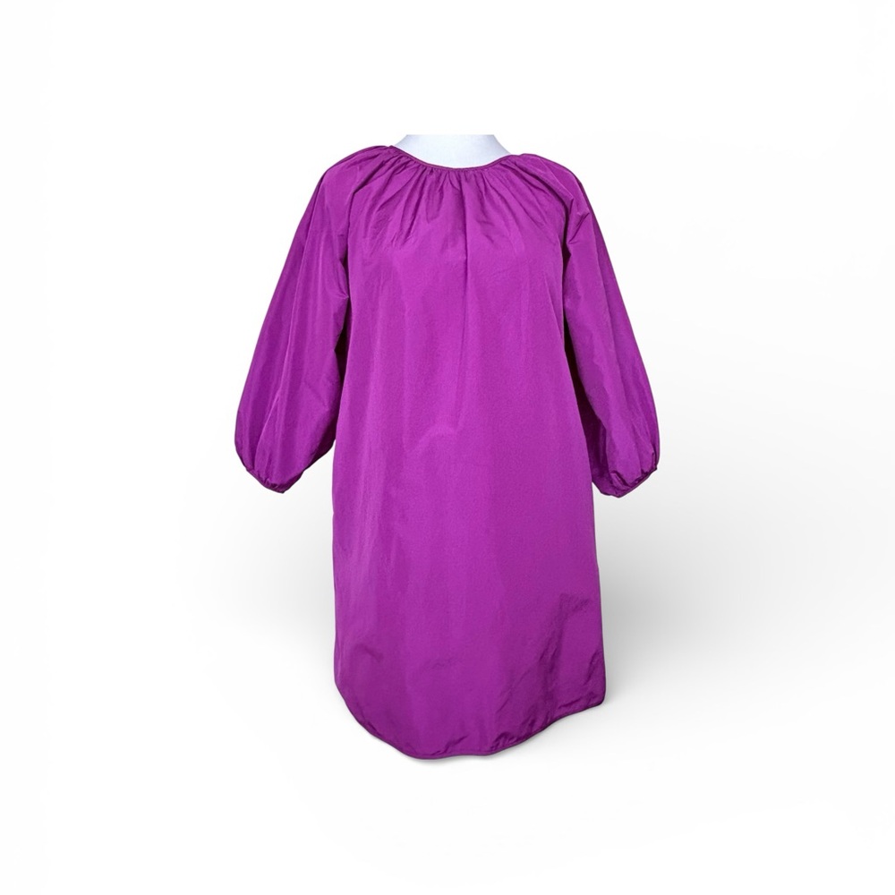 Wilfred Vibrant Hot Raspberry Dress Vacation Beachcore Casual Midi Dress Sz XS - Picture 3 of 11